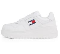 Zapatillas de piel Retro Flatform Mujer Talla 37. Color Blanco