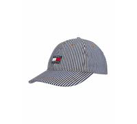 Tommy Jeans Gorra 'HERITAGE' navy / rojo rubí / blanco, Talla 55-60