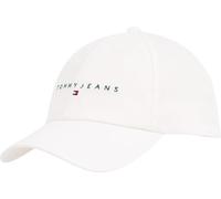 Tommy Jeans Gorra Hombre Linear con Logotipo, Marrón (Ancient White), Talla Única