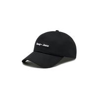 Tommy Jeans Gorra Hombre Sport Cap con Logotipo, Negro (Black), Talla Única