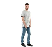 Tommy Jeans Hombre Camiseta Manga Corta TJM Classic Cuello Redondo, Gris (Light Grey Heather), S