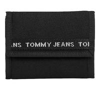 Tommy Jeans Hombre Cartera Essential Nylon Trifold con monedero, Negro (Black), Talla Única