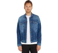 Tommy Jeans Hombre Cazadora Vaquera Trucker Jacket Stretch, Azul (Wilson Mid Blue Stretch), M