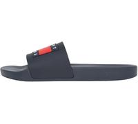 Tommy Jeans Hombre Chanclas Pool Slide Zapatillas de baño, Azul (Dark Night Navy), 42