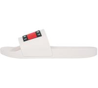 Tommy Jeans Hombre Chanclas Pool Slide Zapatillas de baño, Blanco (Ecru), 44