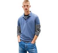 Tommy Jeans Hombre Polo Manga Corta Slim Placket Slim Fit, Azul (Blue Moment), S