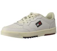 Tommy Jeans Hombre Sneaker con suela cupsole Retro Zapatillas, Blanco (White), 40 EU