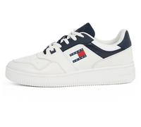 Tommy Jeans Hombre Sneaker con Suela Cupsole Zapatillas, Azul (Navy), 42