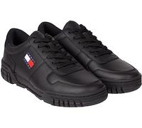 Tommy Jeans Hombre Sneaker con suela cupsole Zapatillas, Negro (Black), 40 EU