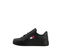Tommy Jeans Hombre Sneaker con suela cupsole Zapatillas, Negro (Black), 44