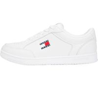 Tommy Jeans Hombre TJM Cupsole Long Lace Leather Em0em01707 Medias, Blanco Crudo, 40 EU, Blanquecino, 40 EU