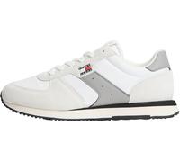 Tommy Jeans Hombres TJM Eva Runner Mix Material EM0EM01737 Low Top, Blanco, 7