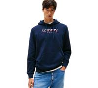 Tommy Jeans Hoodie Hombre Regular Fit, Azul (Dark Night Navy), XL