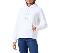 Tommy Jeans Hoodie Mujer Flag Regular Fit, Blanco (White), S