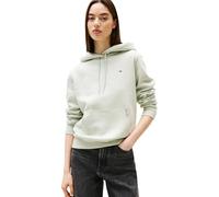 Tommy Jeans Hoodie Mujer Flag Regular Fit, Verde (Misty Sage), S