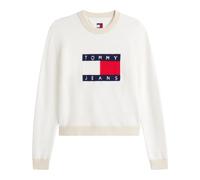 Tommy Jeans - Jersey Bandera Negra - Knitwear - Mujer - Beige - M -