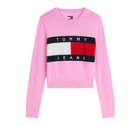 Tommy Jeans - Jersey de cuello redondo - Knitwear - Mujer - Rosa - S -