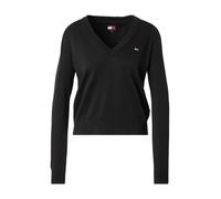 Tommy Jeans Jersey Mujer Essential con Cuello de Pico, Negro (Black), 6XL