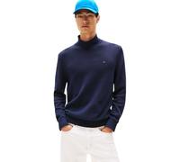 Tommy Jeans Jersey Hombre Slim Cuello Medio, Azul (Dark Night Navy), XS