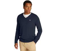 Tommy Jeans Jersey Hombre Slim Essential V-Neck con Cuello de Pico, Azul (Dark Night Navy), S