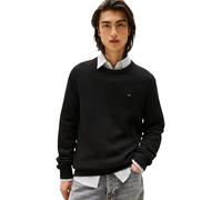 Tommy Jeans Jersey Hombre Sweater Slim Fit, Negro (Black), XS