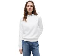Tommy Jeans Jersey Mujer Crew Neck con Cuello Redondo, Blanco (White), S