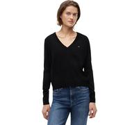 Tommy Jeans Jersey Mujer Essential con Cuello de Pico, Negro (Black), XS
