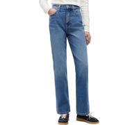 Tommy Jeans Layla HR Slim Str Bj0133 Co DW0DW23158 - Pantalones Rectos para Mujer, Mezclilla (Mezclilla Mediana), 30 W/32 L