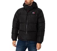 Tommy Jeans Men Alaska Puffer Winter Jacket, Black (Black), XXL