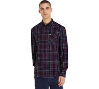 Tommy Jeans Men Check Pocket Shirt Casual, Multicolor (Desert Sky Check), M