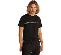 Tommy Jeans Men's TJM Slim Entry Graphic tee Ext Dm0dm20779 S/S T-Shirt (Pack of 1)