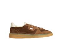 Tommy Jeans MU The Greenwich Edge SUEDEEN0EN03050 Low Top para Mujer, marrón, 6