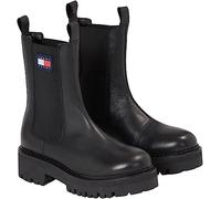 Tommy Jeans Botas de mujer en piel. Negro 36