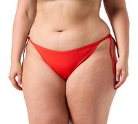 Tommy Jeans Mujer Braguita de Bikini para Anudar en los Laterales Sport, Rojo (Hot Heat), XL