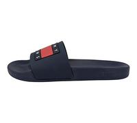Tommy Jeans Mujer Chanclas Flag Pool Slide Zapatillas de baño, Azul (Twilight Navy), 38 EU