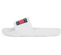 Tommy Jeans Mujer Chanclas Flag Pool Slide Zapatillas de baño, Blanco (Ecru), 39