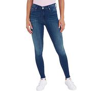 Tommy Jeans Mujer Pantalón Vaquero Nora Mr Skny Stretch, Azul (New Niceville Mid Blue Stretch), 24W / 30L