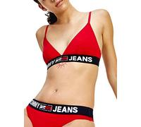 Tommy Hilfiger Triangle Bralette Unlined L Rojo