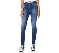 Tommy Jeans NORA MR SKNY NNMBS Pantalones de Mezclilla Mujer, Azul (New Niceville Mid Blue Stretch), 31W / 30L