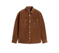 TOMMY JEANS Overshirt marrón claro | XXL