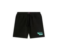 Tommy Jeans Pantalón de chándal Corto Hombre Stack Logo con cordón en la Cintura, Negro (Black), XL