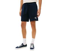 Tommy Jeans Pantalón Corto Lounge Hombre Signature Beach de algodón, Azul (Dark Night Navy), XL