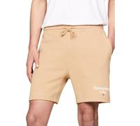 Tommy Jeans Pantalón corto tipo chándal Hombre de algodón, Beige (Beige), XL