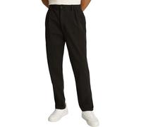 Tommy Jeans Pantalón de Tela Hombre Isaac Twill Casual Pierna Ancha, Negro (Black), XXL