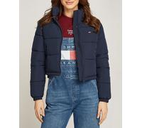 Tommy Jeans Plumífero de mujer acolchado cropped. Azul marino M (M)