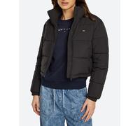 Tommy Jeans Plumífero de mujer acolchado cropped. Negro S (S)