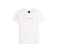 Tommy Jeans Camiseta Tjw Slim Linear tee Ext Dw0Dw18398 S/S para Mujer, Color Blanco (Crudo), Talla M