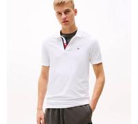 Tommy Jeans Tjm Slim Placket Polo Dm0dm15370 Polos de Manga Corta, Blanco (White), L Hombre