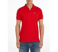 Tommy Jeans Polo de hombre de manga corta slim fit. Rojo S