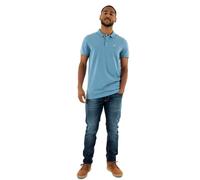 Tommy Jeans Polo de Manga Corta Hombre Slim Fit, Azul (Colorado Blue), S